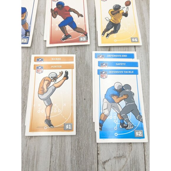 NFL-OPOLY Junior Game Replacement Cards Property Deeds And Gear Up - Picture 4 of 11